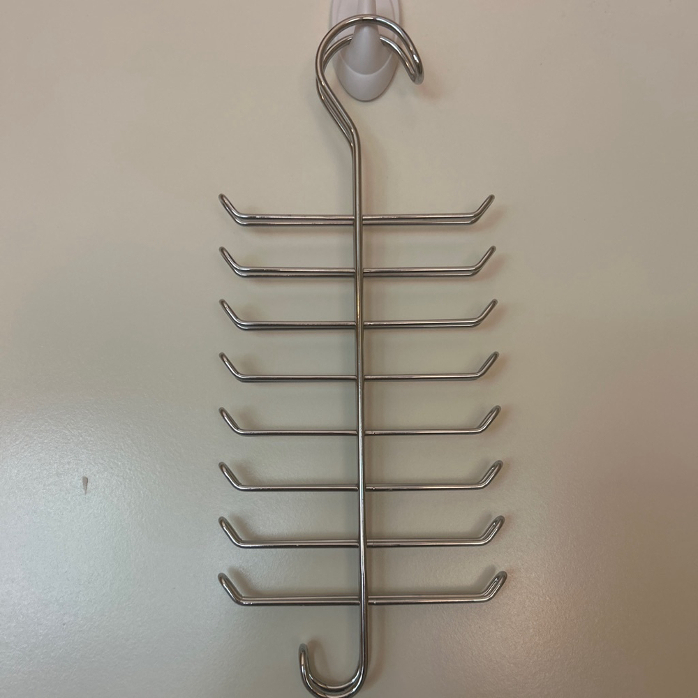 Unbranded Closet Accessory Silver Tie Belt Scarf Hanger One Size